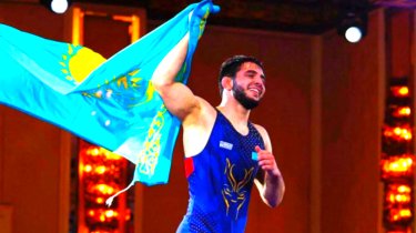 Казахстанский борец стал двукратным чемпионом Азии