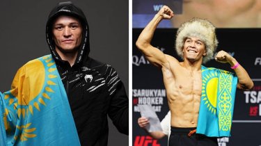Где и когда смотреть бои казахстанцев Алмабаева и Алмахана на UFC в Баку
