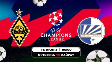 Аналитики назвали фаворита ответного матча «Сутьеска» – «Кайрат»