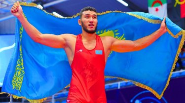 Лучший борец Казахстана снялся с полуфинала топ-турнира
