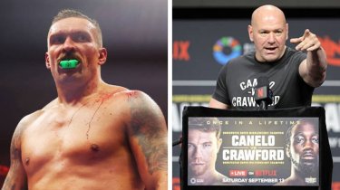 Александр Усик подтвердил переговоры с главой UFC Даной Уайтом