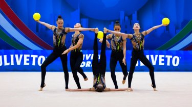 Сборная Казахстана заняла 11-е место на ЧМ по художественной гимнастике