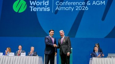 Президент World Tennis Дэвид Хаггерти награжден орденом «Достық» II степени