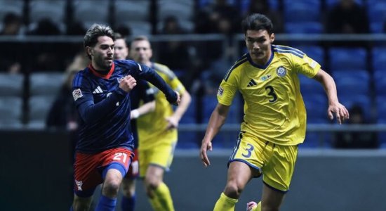 Казахстан совершил камбэк с 0:2 в матче Лиги наций