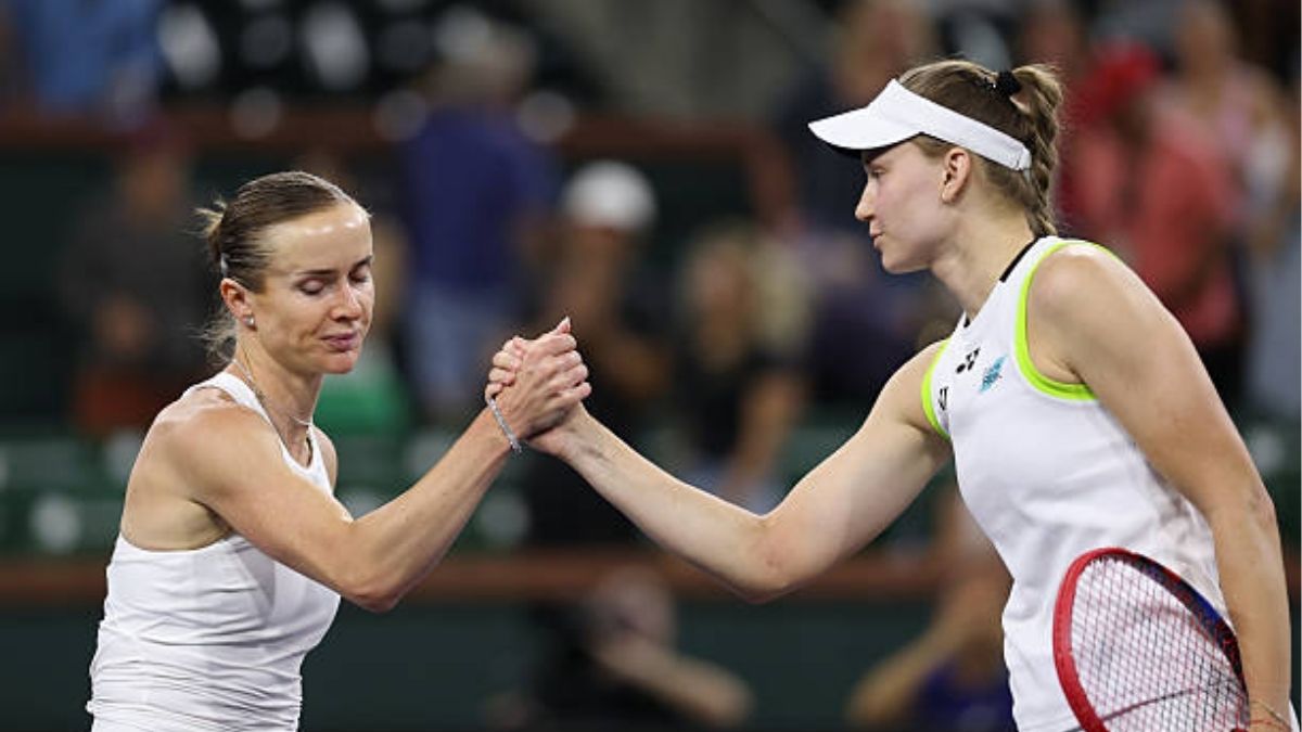 Элина Свитолина и Елена Рыбакина 